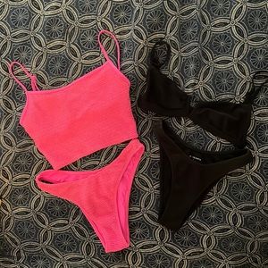 Pacsun LA Hearts high cut bikini bundle